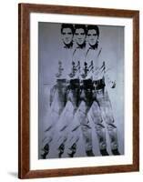 Triple Elvis, 1963-Andy Warhol-Framed Giclee Print