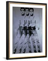 Triple Elvis, 1963-Andy Warhol-Framed Giclee Print