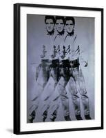 Triple Elvis, 1963-Andy Warhol-Framed Giclee Print