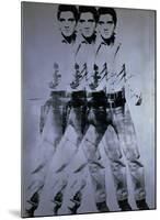 Triple Elvis, 1963-Andy Warhol-Mounted Giclee Print
