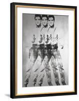 Triple Elvis®, 1963-Andy Warhol-Framed Art Print