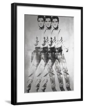 Triple Elvis®, 1963-Andy Warhol-Framed Art Print