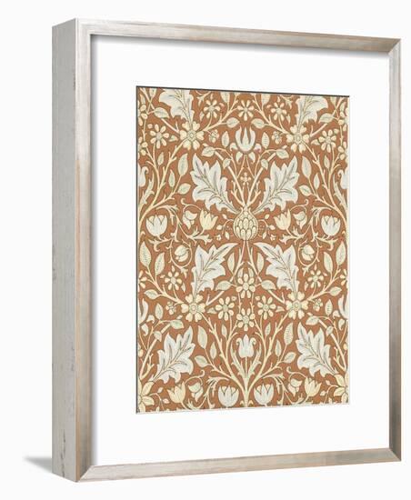 Triple Net Wallpaper, Paper, England, Late 19th Century-William Morris-Framed Giclee Print