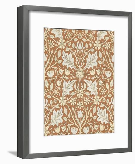 Triple Net Wallpaper, Paper, England, Late 19th Century-William Morris-Framed Giclee Print