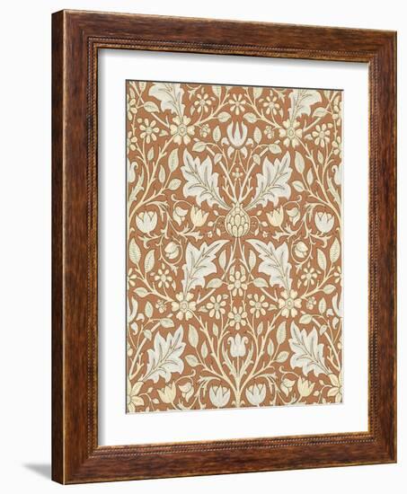 Triple Net Wallpaper, Paper, England, Late 19th Century-William Morris-Framed Giclee Print