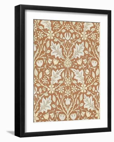 Triple Net Wallpaper, Paper, England, Late 19th Century-William Morris-Framed Giclee Print