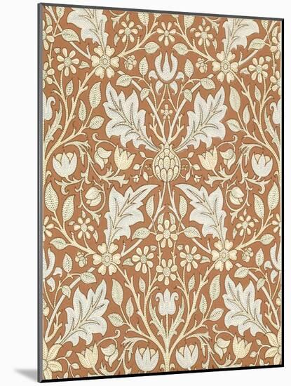 Triple Net Wallpaper, Paper, England, Late 19th Century-William Morris-Mounted Giclee Print