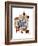 "Triple Self-Portrait", February 13,1960-Norman Rockwell-Framed Premium Giclee Print