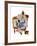 "Triple Self-Portrait", February 13,1960-Norman Rockwell-Framed Giclee Print