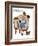 "Triple Self-Portrait" Saturday Evening Post Cover, February 13,1960-Norman Rockwell-Framed Giclee Print