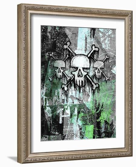 Triple Skulls-Roseanne Jones-Framed Giclee Print