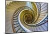 Triple Spiral Staircase of Floating Stairs, Convent of Santo Domingo De Bonaval-Peter Adams-Mounted Photographic Print