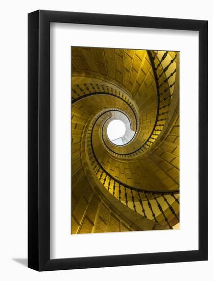 Triple Spiral Staircase of Floating Stairs. Convent of Santo Domingo De Bonaval-Peter Adams-Framed Photographic Print