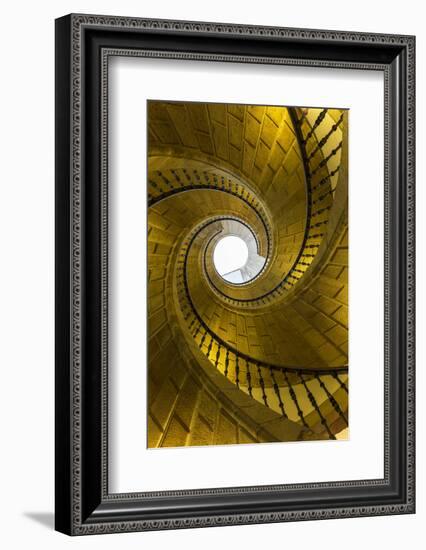 Triple Spiral Staircase of Floating Stairs. Convent of Santo Domingo De Bonaval-Peter Adams-Framed Photographic Print