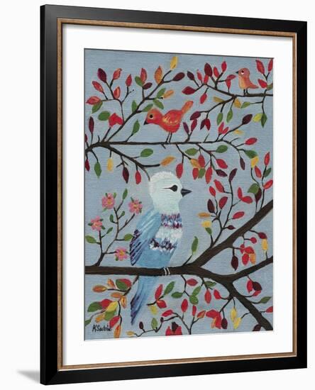 Triple Tweet-Sartoris ART-Framed Giclee Print