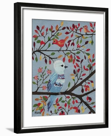 Triple Tweet-Sartoris ART-Framed Giclee Print