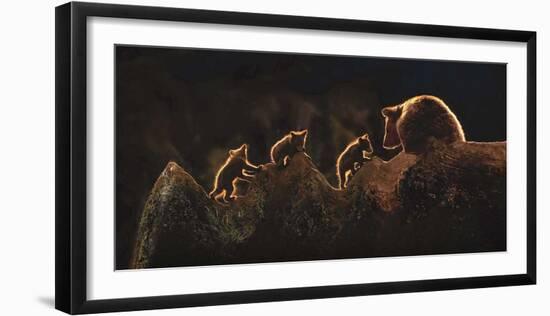 Triplets-Xavier Ortega-Framed Giclee Print