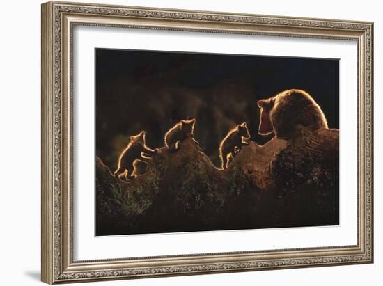 Triplets-Xavier Ortega-Framed Art Print