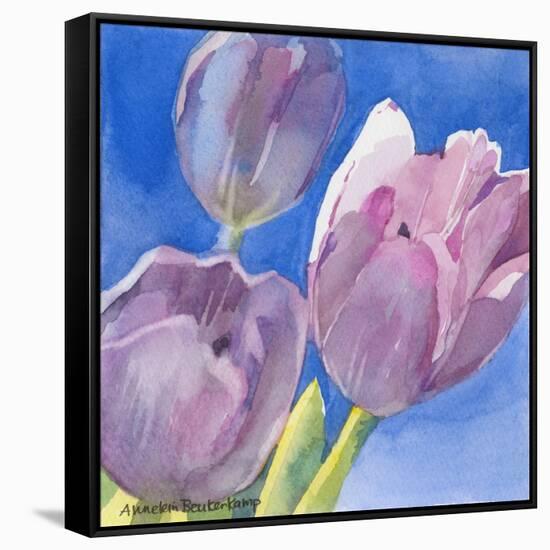 Triplets-Annelein Beukenkamp-Framed Premier Image Canvas