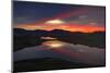 Trippy Pre Dawn Morning, Nicasio Resevoir, Marin Count, Bay Area-Vincent James-Mounted Photographic Print