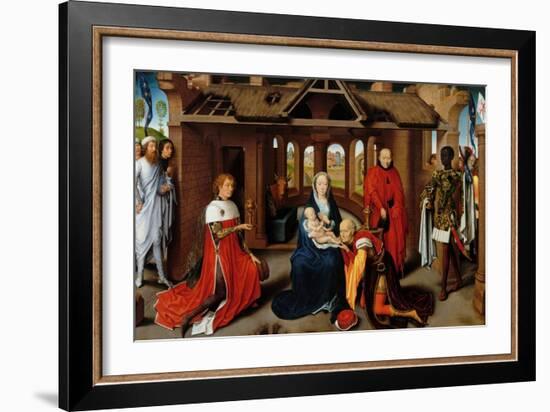 Triptych, Adoration of the Magi-Hans Memling-Framed Giclee Print