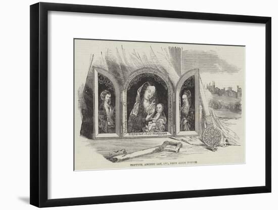 Triptych, Ancient Key, Etc, from Alton Towers-null-Framed Giclee Print