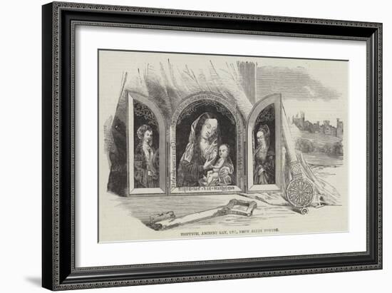 Triptych, Ancient Key, Etc, from Alton Towers-null-Framed Giclee Print