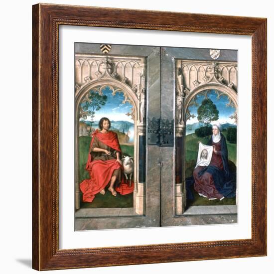 Triptych of Jan Florain, 1479-Hans Memling-Framed Giclee Print