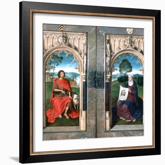 Triptych of Jan Florain, 1479-Hans Memling-Framed Giclee Print