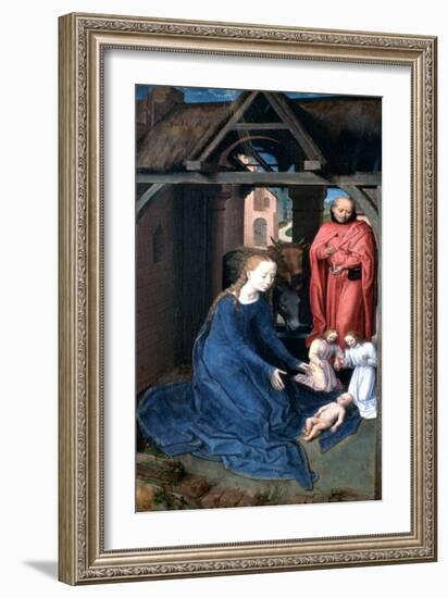 Triptych of Jan Florain, Detail, 1479-Hans Memling-Framed Giclee Print