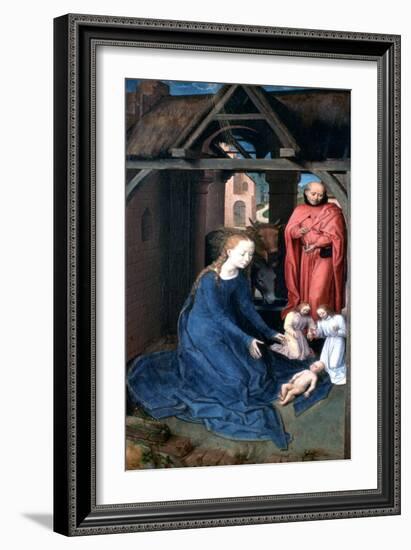 Triptych of Jan Florain, Detail, 1479-Hans Memling-Framed Giclee Print