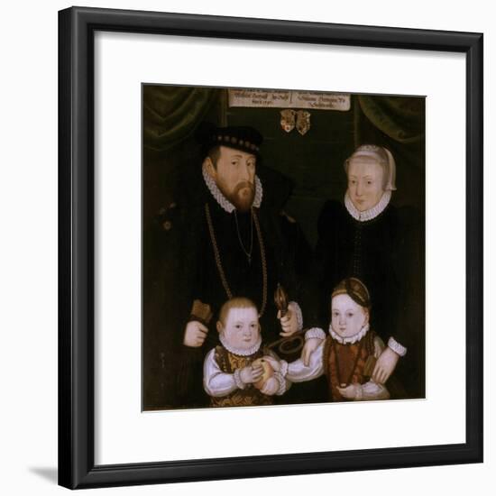 Triptych of Johann Wilhelm Von Sachsen, 1587-Christoph Leutolph-Framed Giclee Print