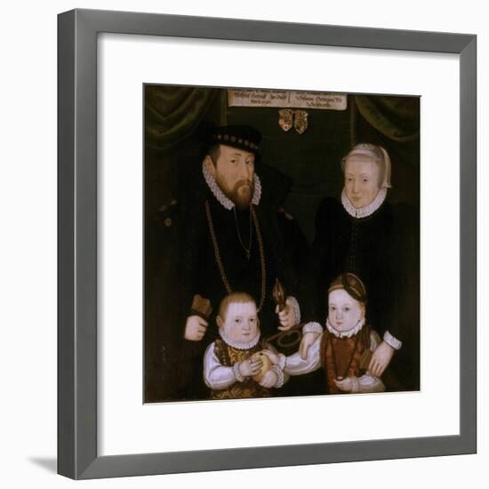 Triptych of Johann Wilhelm Von Sachsen, 1587-Christoph Leutolph-Framed Giclee Print