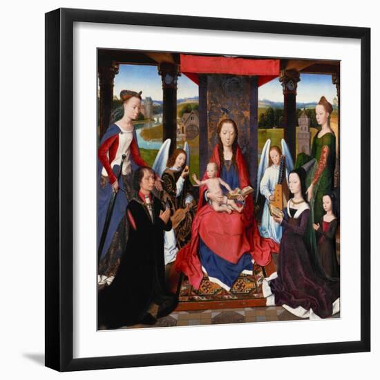 Triptych of John Donne, centerpiecE.-Hans Memling-Framed Giclee Print