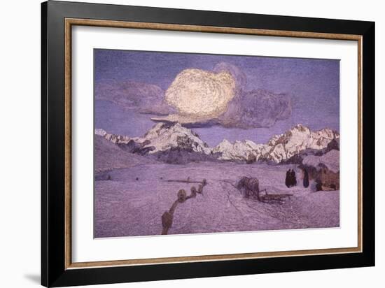 Triptych of the Alps, Death, Ca 1898-Giovanni Segantini-Framed Giclee Print