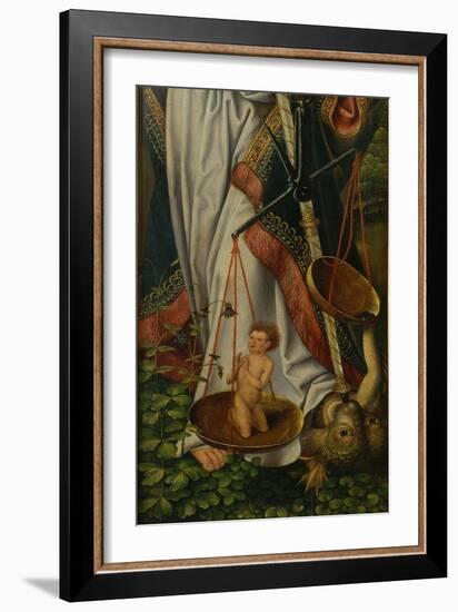 Triptych of the Baptism of Christ (Detail)-null-Framed Giclee Print