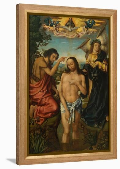 Triptych of the Baptism of Christ-null-Framed Premier Image Canvas