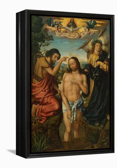 Triptych of the Baptism of Christ-null-Framed Premier Image Canvas