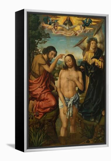 Triptych of the Baptism of Christ-null-Framed Premier Image Canvas