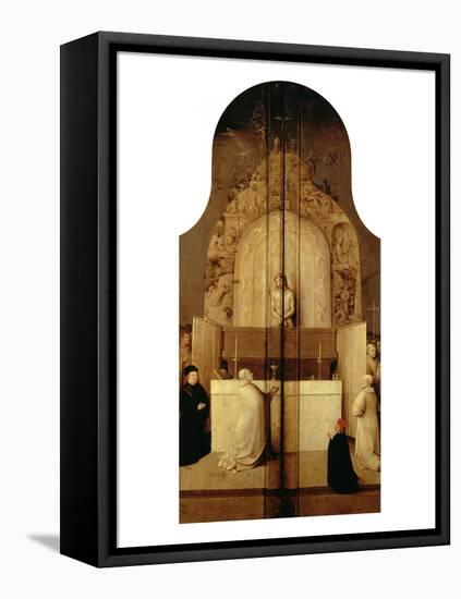 Triptych of the Epiphany (Mass of Saint Gregory)-Hieronymus Bosch-Framed Premier Image Canvas