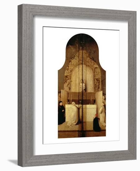 Triptych of the Epiphany (Mass of Saint Gregory)-Hieronymus Bosch-Framed Giclee Print