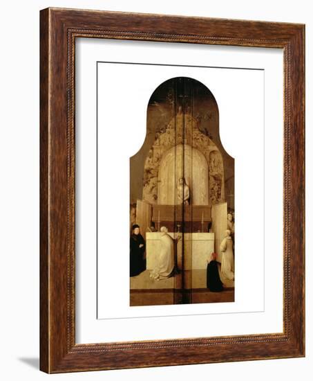 Triptych of the Epiphany (Mass of Saint Gregory)-Hieronymus Bosch-Framed Giclee Print
