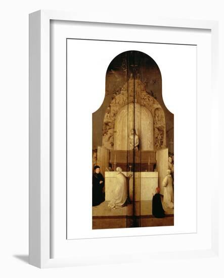 Triptych of the Epiphany (Mass of Saint Gregory)-Hieronymus Bosch-Framed Giclee Print