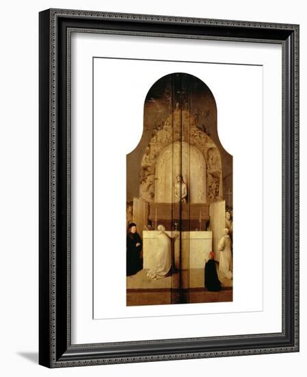 Triptych of the Epiphany (Mass of Saint Gregory)-Hieronymus Bosch-Framed Giclee Print