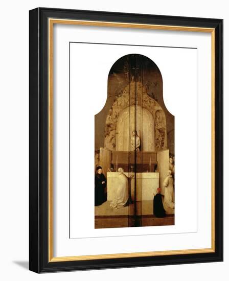 Triptych of the Epiphany (Mass of Saint Gregory)-Hieronymus Bosch-Framed Giclee Print