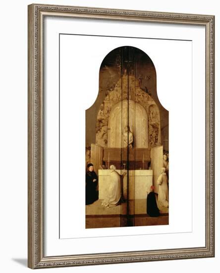 Triptych of the Epiphany (Mass of Saint Gregory)-Hieronymus Bosch-Framed Giclee Print