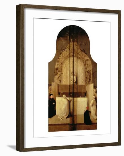 Triptych of the Epiphany (Mass of Saint Gregory)-Hieronymus Bosch-Framed Giclee Print