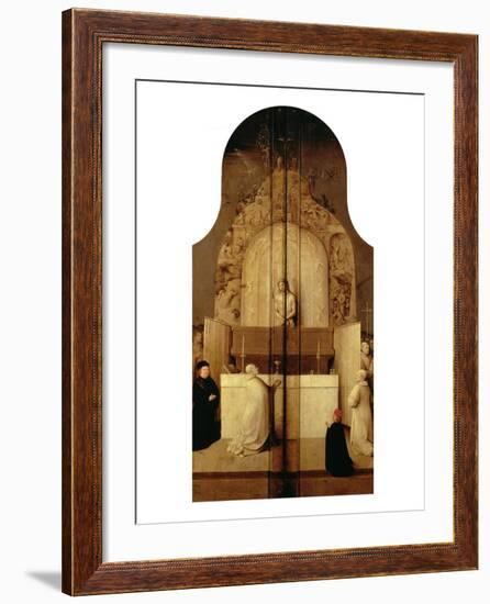 Triptych of the Epiphany (Mass of Saint Gregory)-Hieronymus Bosch-Framed Giclee Print