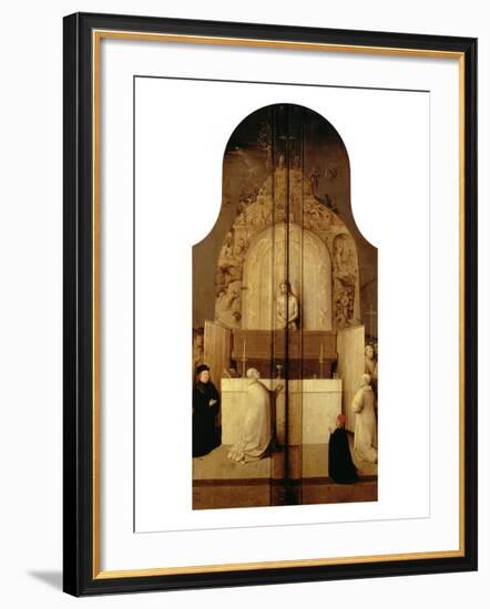 Triptych of the Epiphany (Mass of Saint Gregory)-Hieronymus Bosch-Framed Giclee Print