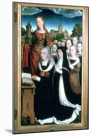 'Triptych of the Family Moreel', Detail, 1484. Artist: Hans Memling-Hans Memling-Mounted Giclee Print